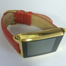 Atongm W013 Smart Bluetooth Watch Android 4.3 Waterproof 1.6 Inch for Android/IOS Gold