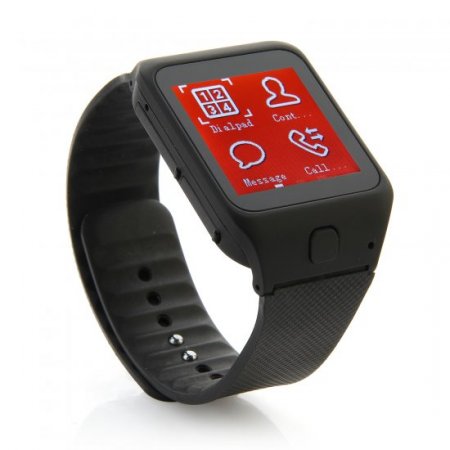 Atongm W003 Smart Watch Phone 1.44 Inch Touch Screen Bluetooth Camera FM Black
