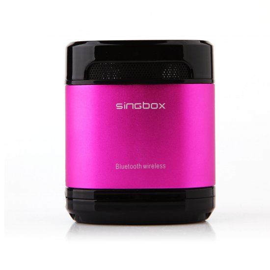 Singbox T6 Portable Wireless Bluetooth Stereo Mini AUX MP3 Speaker TF Card Slot Rose