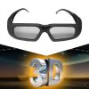 SG08-BT 3D Active Shutter Glasses LCD Lens for TV Projectors Support Bluetooth Black