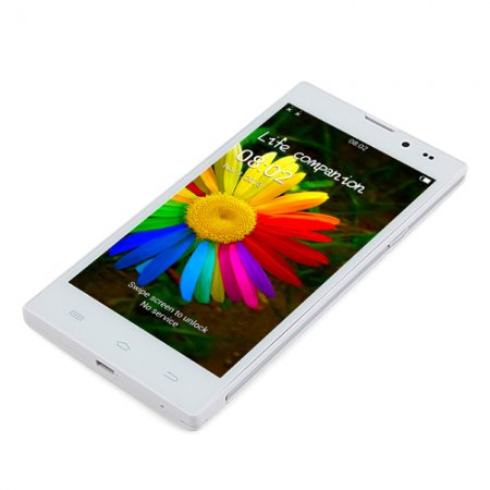 HD5000 Smartphone MTK6582 Quad Core Android 4.2 5.0 Inch 1GB 8GB - White