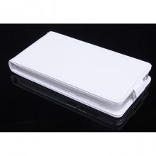 Leather Flip Cover Case Stand GIONEE V183 Smartphone White