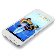 I9500 Smartphone Android 2.3 OS SC6820 1.0GHz 5.0 Inch Camera- White