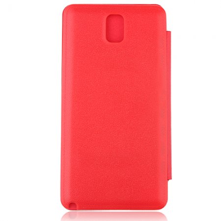 Portable Leather Flip Case Cover for Samsung Galaxy Note III Red