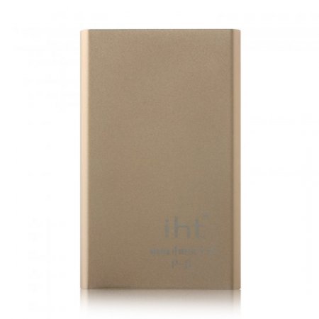 IHT P-8 8000mAh High Capacity Power Bank for Smartphone Tablet PC Gold