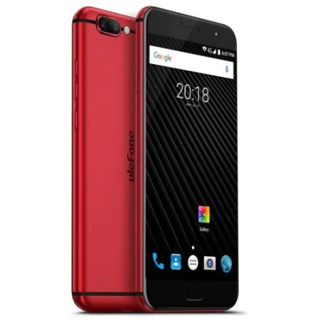 ULEFONE T1 5.5 Inch Android 7.0 6GB RAM 64GB ROM Rear dual camera 1600+500 front fingerprint unlock 3680MAH 4G phone