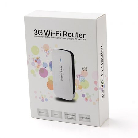 Cager 3-in-1 3G Wi-Fi Router RJ45 4000mAh Power Bank