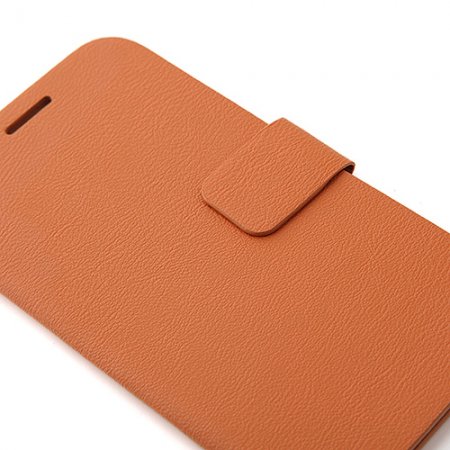 Quality Protective Flip Cover Case with Magnet Closure for Star S4 Smartphone Brown