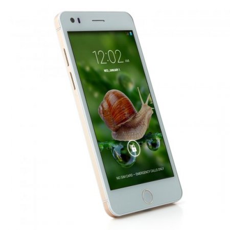 Elephone P6i Smartphone Android 4.4 MTK6582 5.0 Inch QHD Screen OTG White+Gold