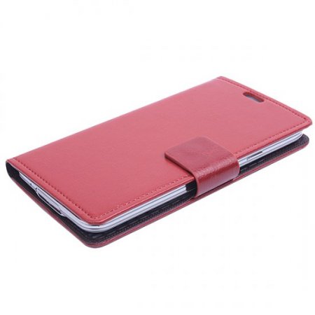 Leather Flip Cover Case Protect Case Stand for Cubot X9 Smartphone Brown