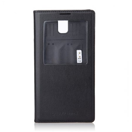 Protective Flip Cover Case for Samsung GALAXY Note 3 Smartphone Black