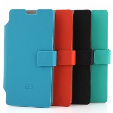 Protective Leather Case Cover for JIAYU G3C G3S G3T G3 Smartphone Blue
