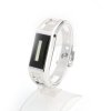 Bluetooth Vibrating Bracelet with Call ID Silver