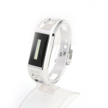 Bluetooth Vibrating Bracelet with Call ID Silver