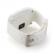 U Watch UX Bluetooth Watch Heart Rate Monitor for iOS And Android Smartphones White