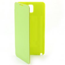 Portable Leather Flip Case Cover for Samsung Galaxy Note III Green