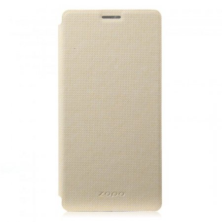 Original Leather Flip Cover Stand Case for ZOPO ZP720 Smartphone - Gray
