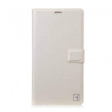 Flower Show Leather Flip Cover Stand Case for MEIZU MX4 Smartphone White