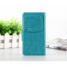Universal 4.2-4.5 inch Protective Sucker Stand Leather Case Cover for Smartphones