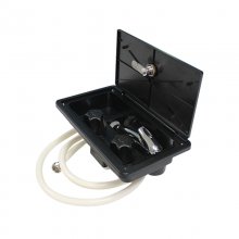 External Shower Hot And Cold Shower Nozzle For RV Trailer Camper Shower With Lock Box