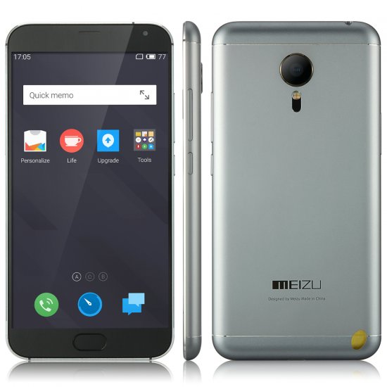 MEIZU MX5 4G Smartphone 3GB 16GB 5.5 Inch FHD 64bit Octa Core 2.2GHz 3150mAh Grey