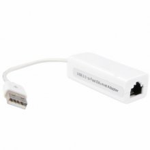 USB 2.0 to Fast Ethernet Network Converter Adapter White