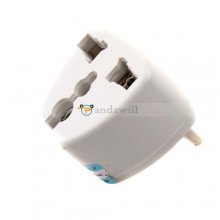 Universal US/UK/AU To EU Travel Power Outlet AC Plug Adapter Converter