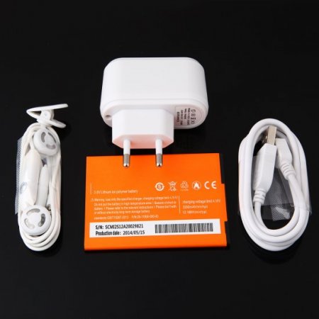 C1000 Smartphone Android 4.4 MTK6582 5.5 Inch Finger Scanner OTG Air Gesture Black