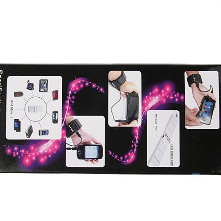 Power Bank Wrist 1500mAh Battery Charger Mini USB Port Black