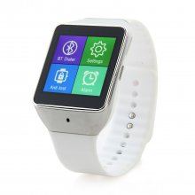 Atongm W006 Smart Bluetooth Watch 1.54 Inch Touch Screen with Mic - White