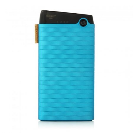 Cager S13 10000mAh Portable Dual USB Output Power Bank for Smartphones Tablet PC Blue