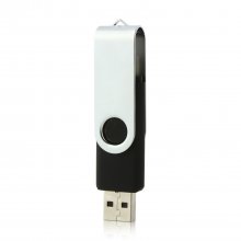 Portable 4GB USB 2.0 OTG Mobile And Computer Flash Drive Black