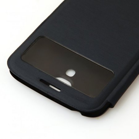 High Quality Protective Flip Cover for iNew i7000 Smartphone - Black