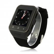 ZGPAX S8 Watch Phone Android 4.4 MTK6572W Dual Core 1.54 Inch 3G 512MB 8GB GPS Black