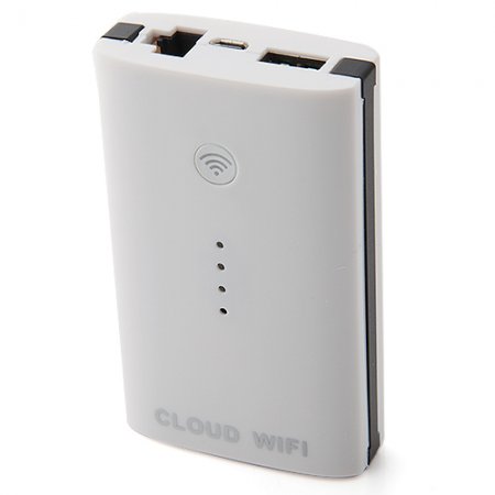 5000mAh Portable Power Bank with WiFi Router for iPhone iPad Samsung Smartphone
