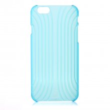 Shell Style Hard Back Case Cover for iPhone 6 Transparent Blue