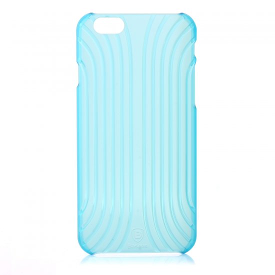 Shell Style Hard Back Case Cover for iPhone 6 Transparent Blue