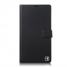 Flower Show Leather Flip Cover Stand Case for Samsung Note 4 9106 Smartphone Black