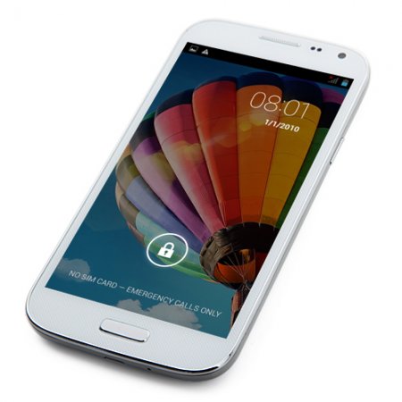 Used JIAKE I9500W Smartphone Android 4.2 MTK6582 Quad Core 1.3GHz 3G GPS 5.0 Inch