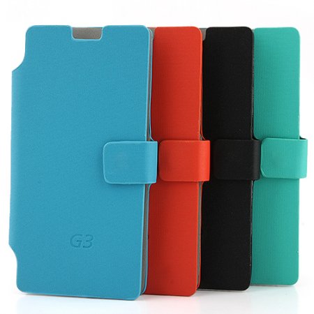 Protective Leather Case Cover for JIAYU G3C G3S G3T G3 Smartphone Blue