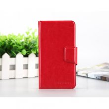 Universal 4.2-4.5 inch Protective Sucker Stand Leather Case Cover for Smartphones