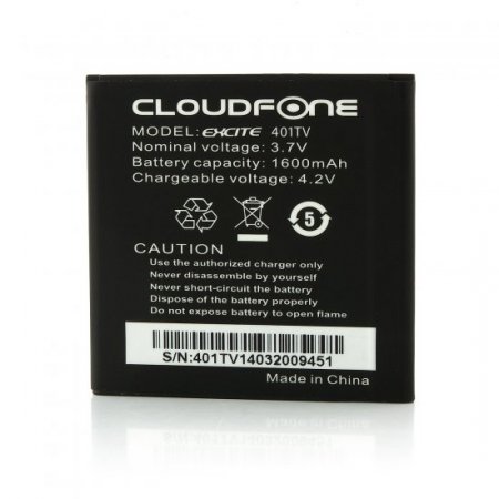 CloudFone Excite 401TV Smartphone Android 4.2 MTK6572W 4.0 Inch 3G GPS Red