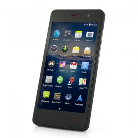 BLUBOO X4 Smartphone 4G LTE Android 4.4 MTK6582 4.5 Inch IPS 1GB 4GB Black