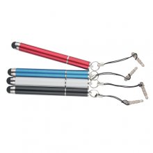 2 in 1 Touch Screen Stylus Ball Point Pen 8.5cm Long
