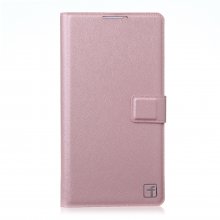 Fashion Flower Show Leather Stand Case Cover for Coolpad 8736 Smartphone Champagne