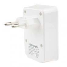 4 Ports USB to Ac Wall Adapter EU Charger for iPhone iPod Blackberry HTC