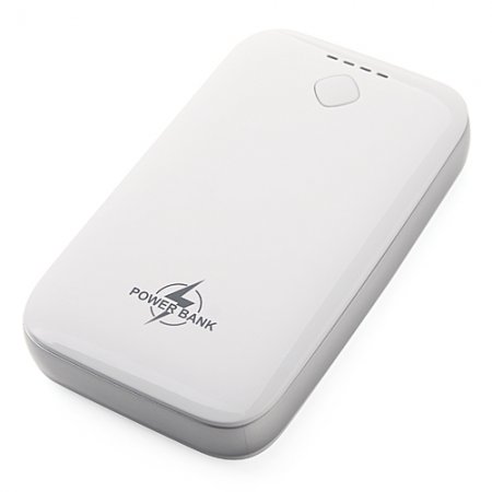 15000mAh Portable Dual USB Port Flashlight Power Bank 2 Color