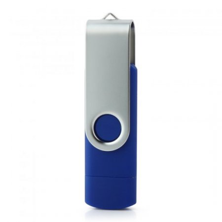 Portable 8GB USB 2.0 OTG Mobile And Computer Flash Drive Blue