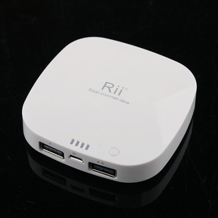 Rii P03 4000mAh Dual USB Mobile Power Bank for Smartphones