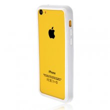 New Fashion Plastic Bumper Case For iPhone5c - White